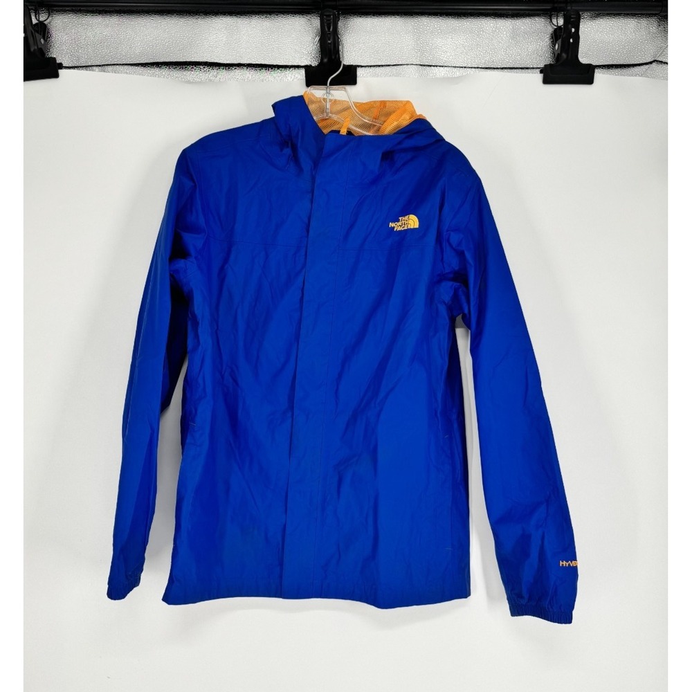 The North Face Hyvent Rain Jacket Boys Youth XL Hooded Waterproof Full Zip Up